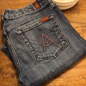 Purple A Pocket 7 for All Mankind Jeans, Sz 27